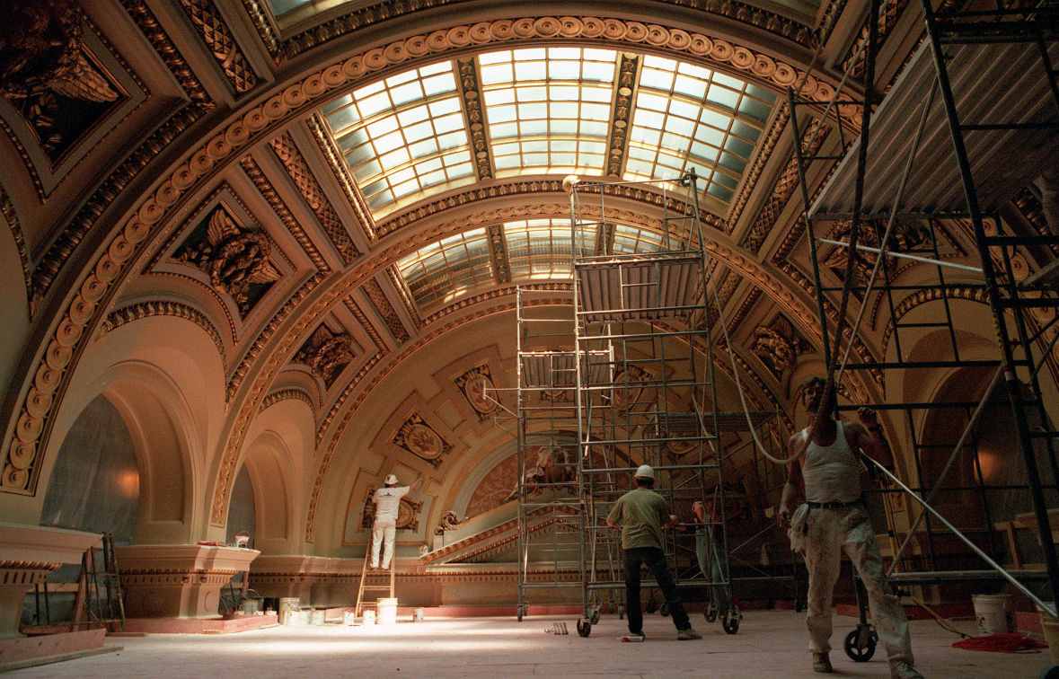 CAPITOL RESTORATION--CAPITOL WING BARREL VAULT